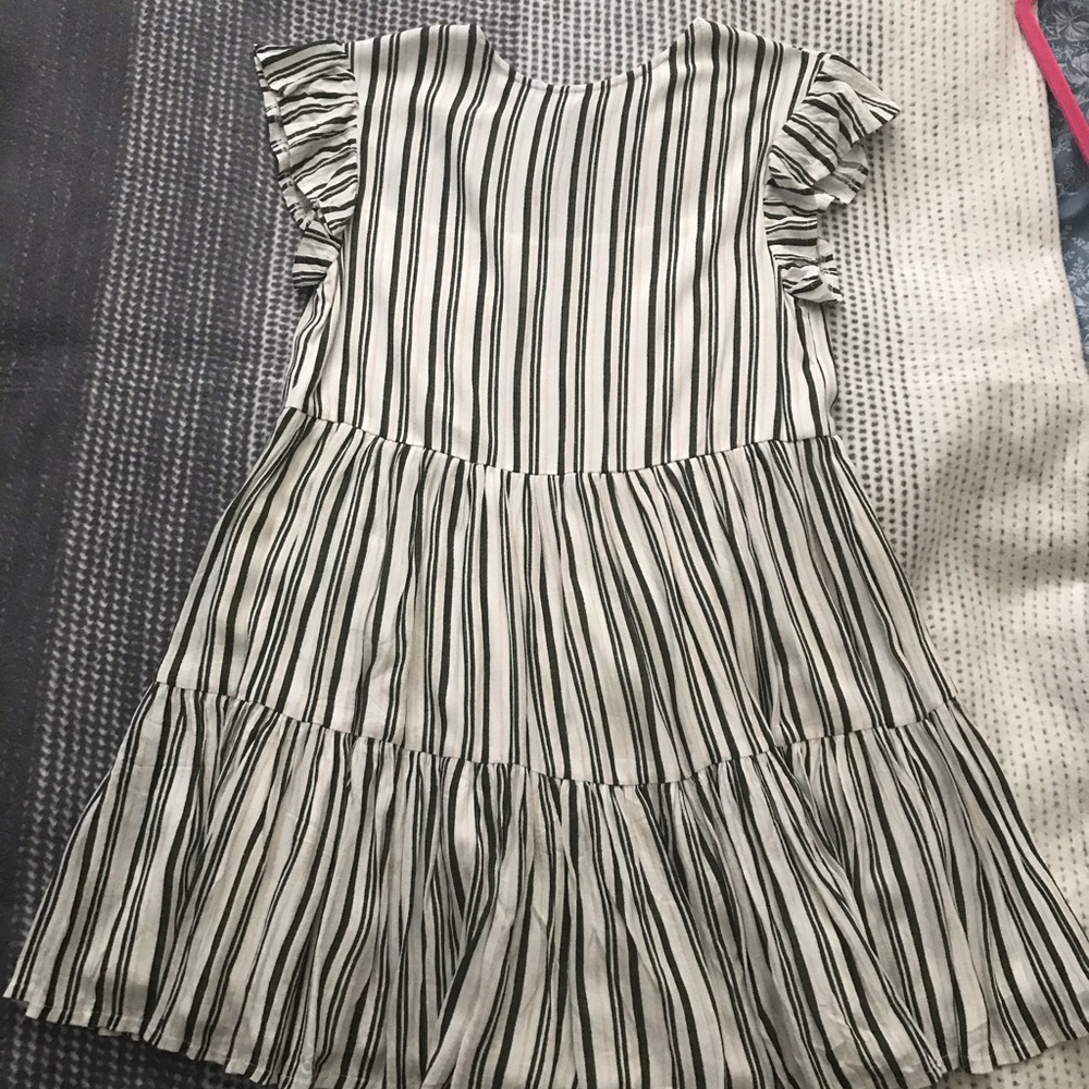 Urban Outfitters stripe tiered dress